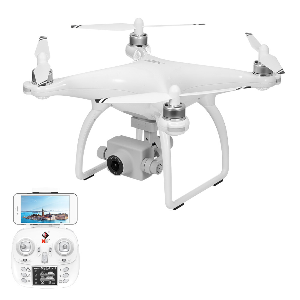 Official Wltoys XK X1S 5G WIFI FPV GPS With 4K HD Camera Two-axis Coreless Gimbal 22 Mins Flight Time Brushless RC Drone Quadcopter - 1080P