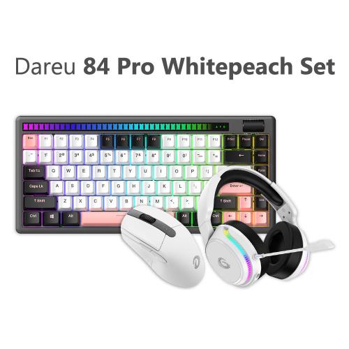 Official Dareu 84Pro Whitepeach Set