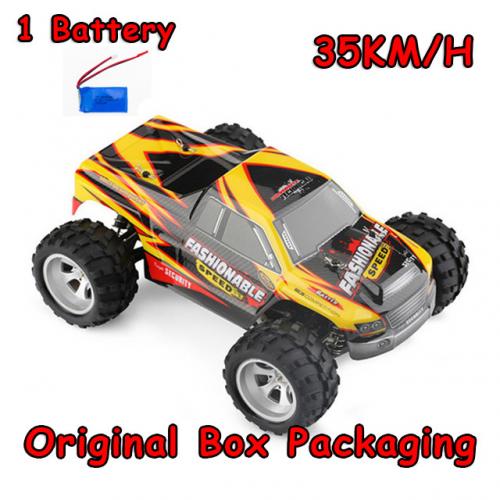 Wltoys RC REMOTE CONTROL 1:18 RC 2.4Gh 4WD RC Off-Road Truck Yellow