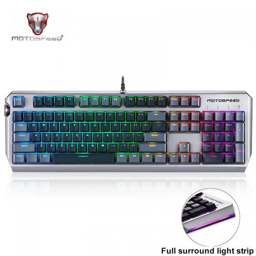 Official MOTOSPEED CK80 Wired Mechanical Gaming Keyboard - Zeus optical switch - Waterproof