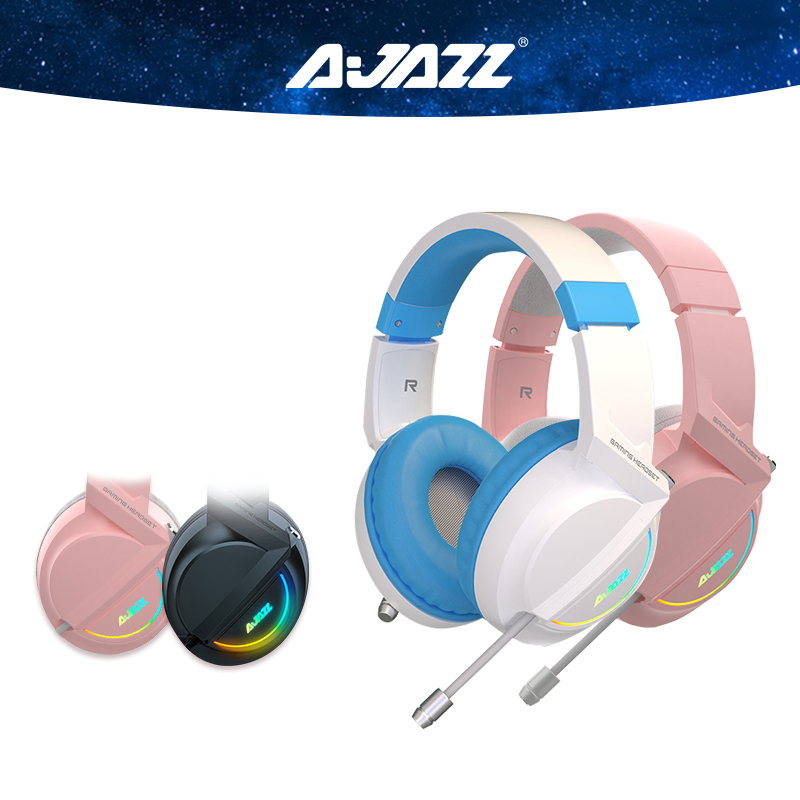 7.1 Surround USB Gaming Headphone Noise Cancelling Wired Computer Headset Earphones Microphone AJAZZ Ax365 for Office PC PS4