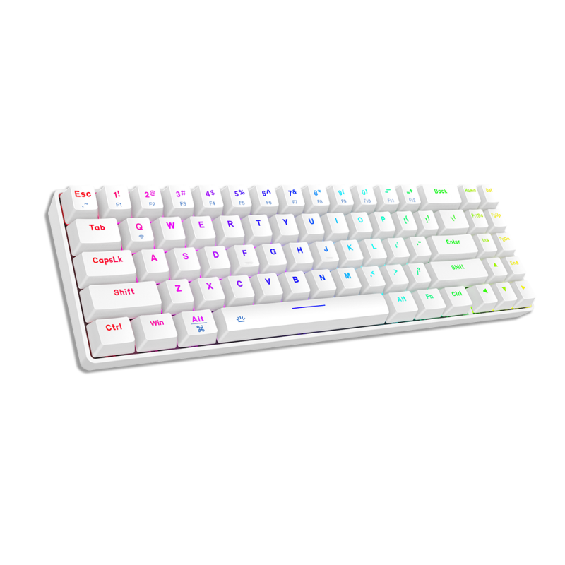 Dareu EK871 Tri-mode Connection 100% Hotswap 71 Key Mechanical Gaming Keyboard for PC,Notebook,Tablet,Phone PBT Keycap Type-C