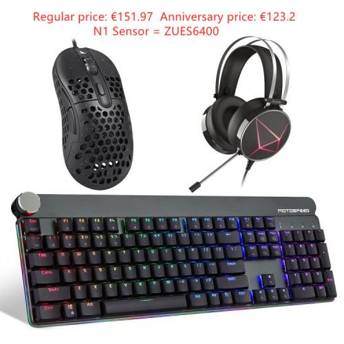 Motospeed GK81+Darmoshark N1+Dareu EH722X Combo