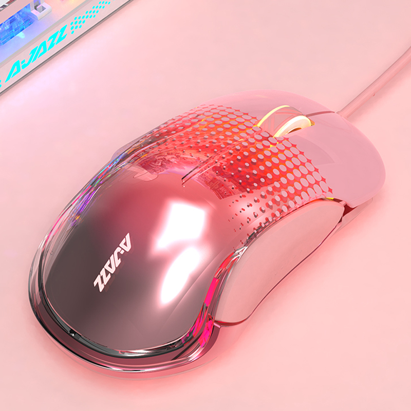 RGB Wired Gaming Mouse 10000 DPI Adjust 8 Button USB Computer Mouse PMW3325 Sensors Ergonomic Pink Mice for Laptop Accessories