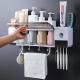 Wall Mount Dust-proof Toothbrush Holder With Cups