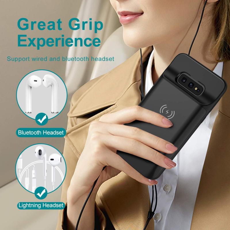 NEWDERY Wireless Charging Battery Case Samsung Galaxy S10 E Bzfuture