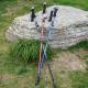 Bzfuture Auminum Alloy Telescopic Ultralight Trekking Pole Anti Shock Hike Folding Stick