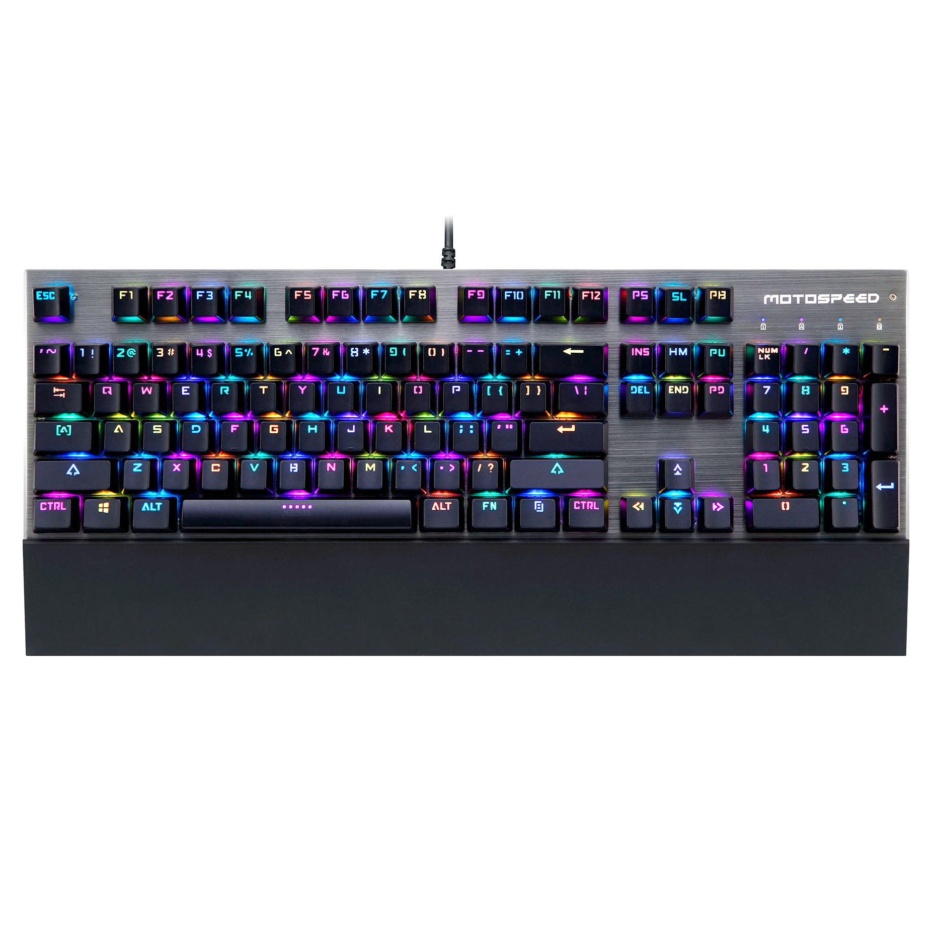 Official Motospeed CK108 RGB Wired Gaming Mechanical Keyboard - Outemu Switch