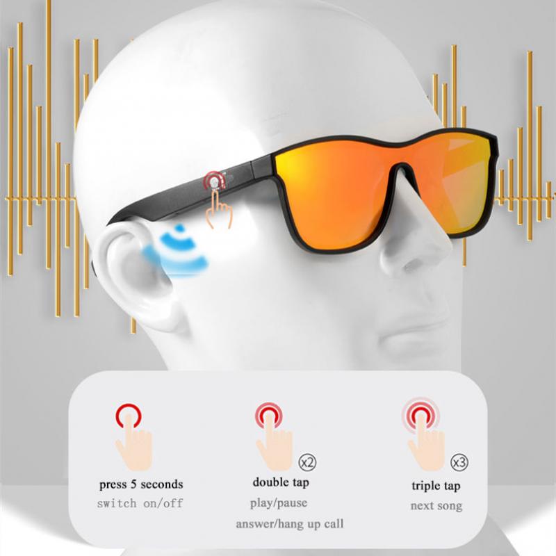 KY03 Smart Glasses Wireless Bluetooth 5.0 Sunglasses Outdoor Smart Sport Hands-Free Calling Anti-Blue Eyeglasses