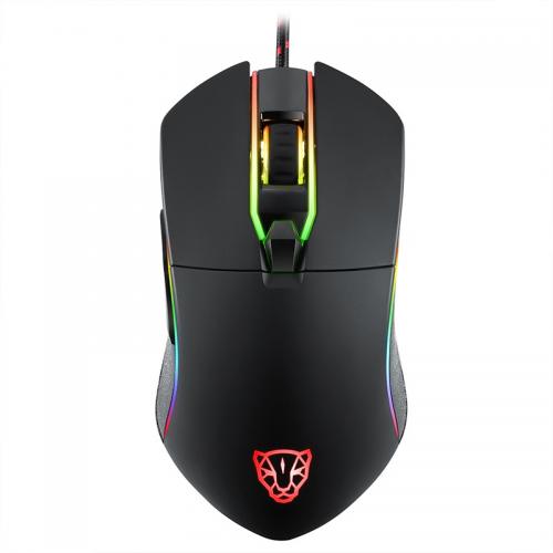 Official Motospeed V30 Professional Gaming Mouse With Optical USB Cable 3500DPI Mouse With Led Backlit Display With Ergonomics For Laptop