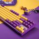 Dareu A87 100% Hotswap USB Wired RGB LED Backlit Mechanical Gaming Keyboard With Customized Purple-gold Switch Programable