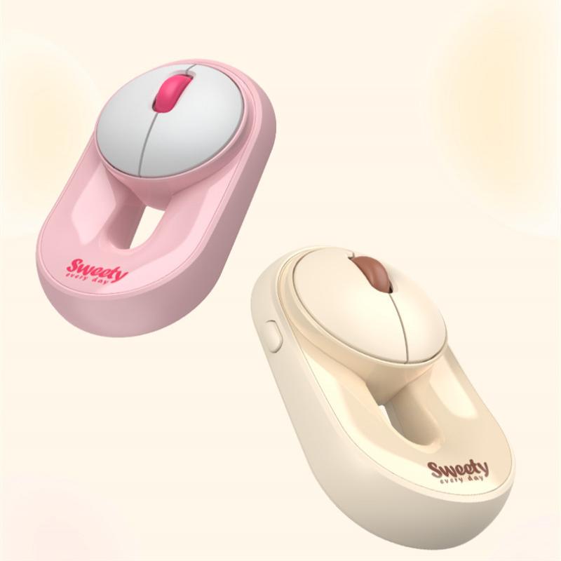 Dareu Doughnut Z10 Mouse Bluetooth 2.4G Wireless Wire 3 modes Connection Silent Charging Office Work Mouse 1200dpi