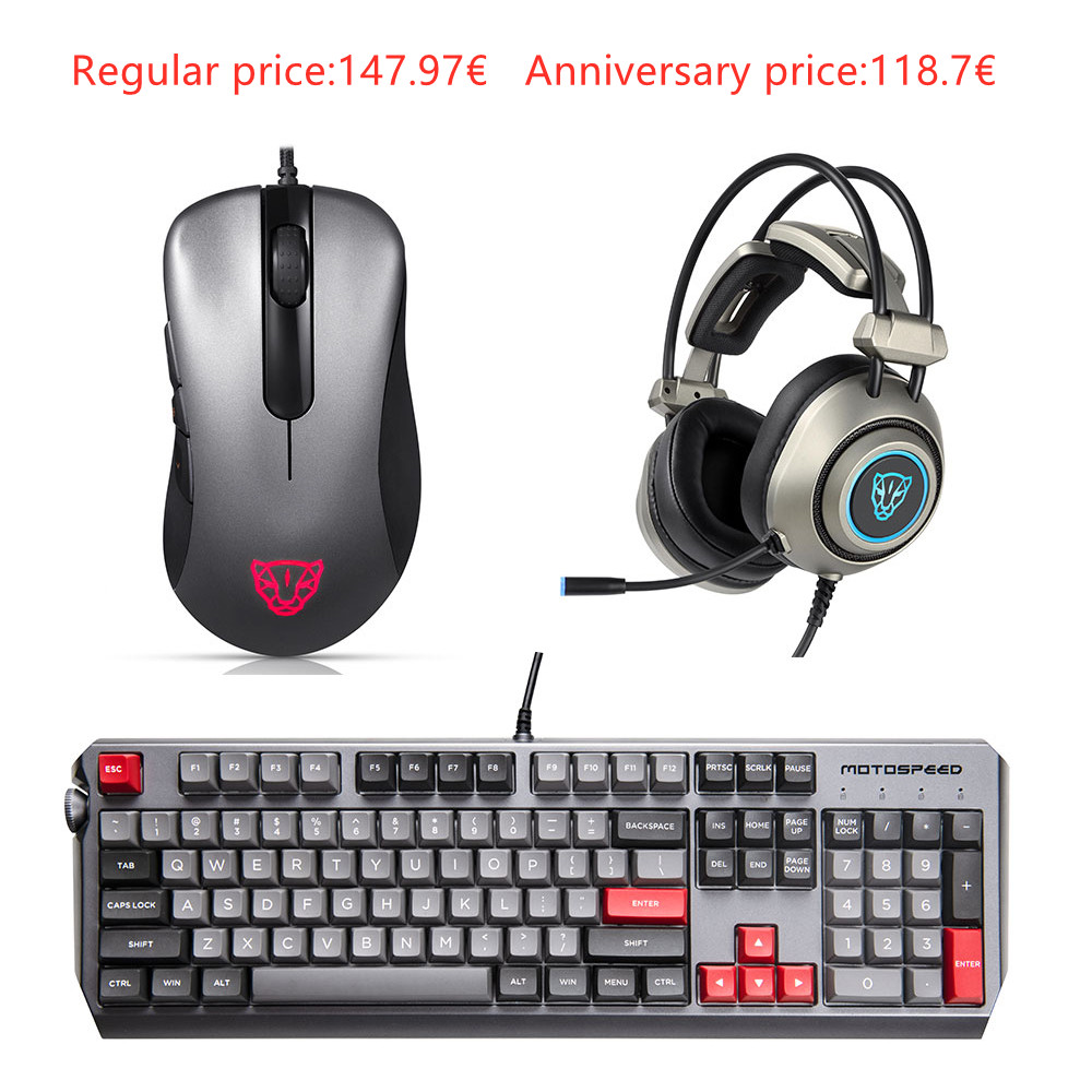 Bzfuture.com, Motospeed Esports 3-piece pack Mice Headset Keyboard(CK80 V100 H19 ) Motospeed Esports 3-piece pack Mice Headset Keyboard(CK80 V100 H19 )