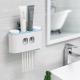 Bathroom Automatic Toothpaste Dispenser Wall Paste Mounted Toothbrush Storage Holder
