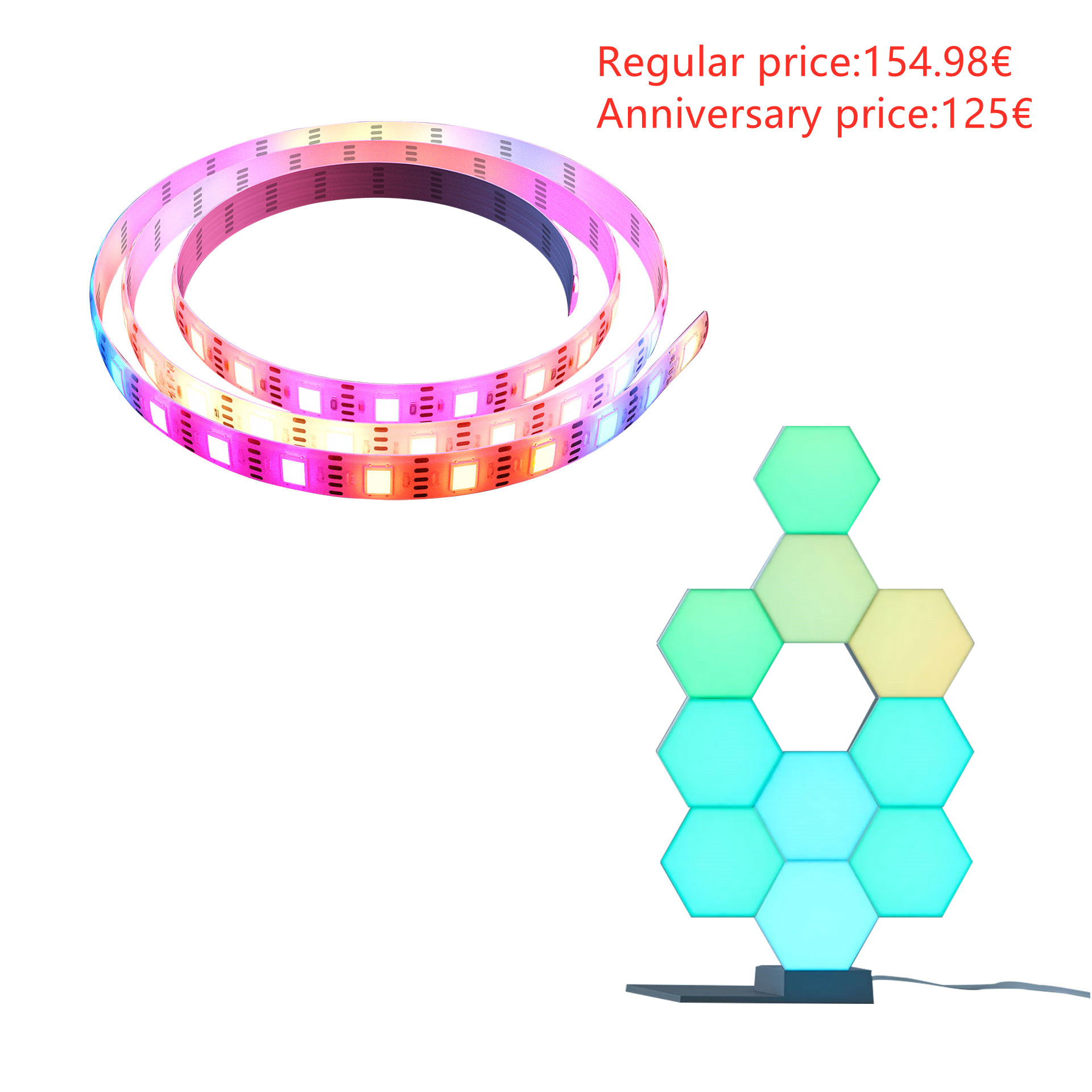 Bzfuture.com, Lifesmart Cololight Pro 10set+Cololight Strip 60LED Combo Lifesmart Cololight Pro 10set+Cololight Strip 60LED Combo