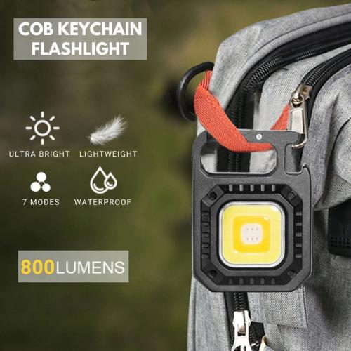Official Bzfuture Mini LED Flashlight Portable Work Light Pocket Keychains Flashlight
