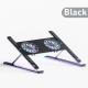 BZFuture Adjustable Laptop Stand Cooling Holder with 2 Fans for Pad Notebook PC