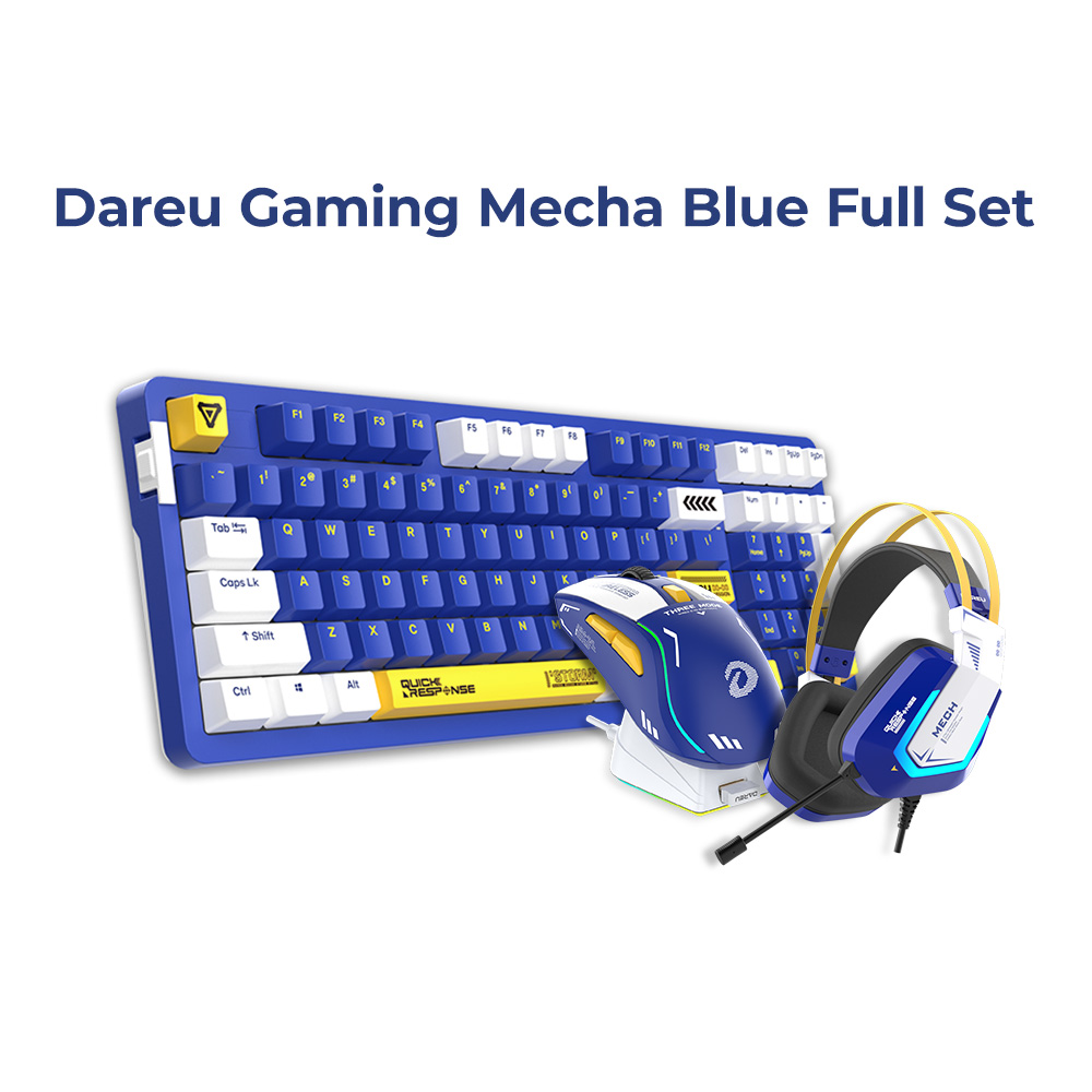 Dareu Gaming Mecha Blue Full Set