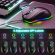 DAREU EM908 Wired RGB Gaming Mouse ATG4090 Sensor