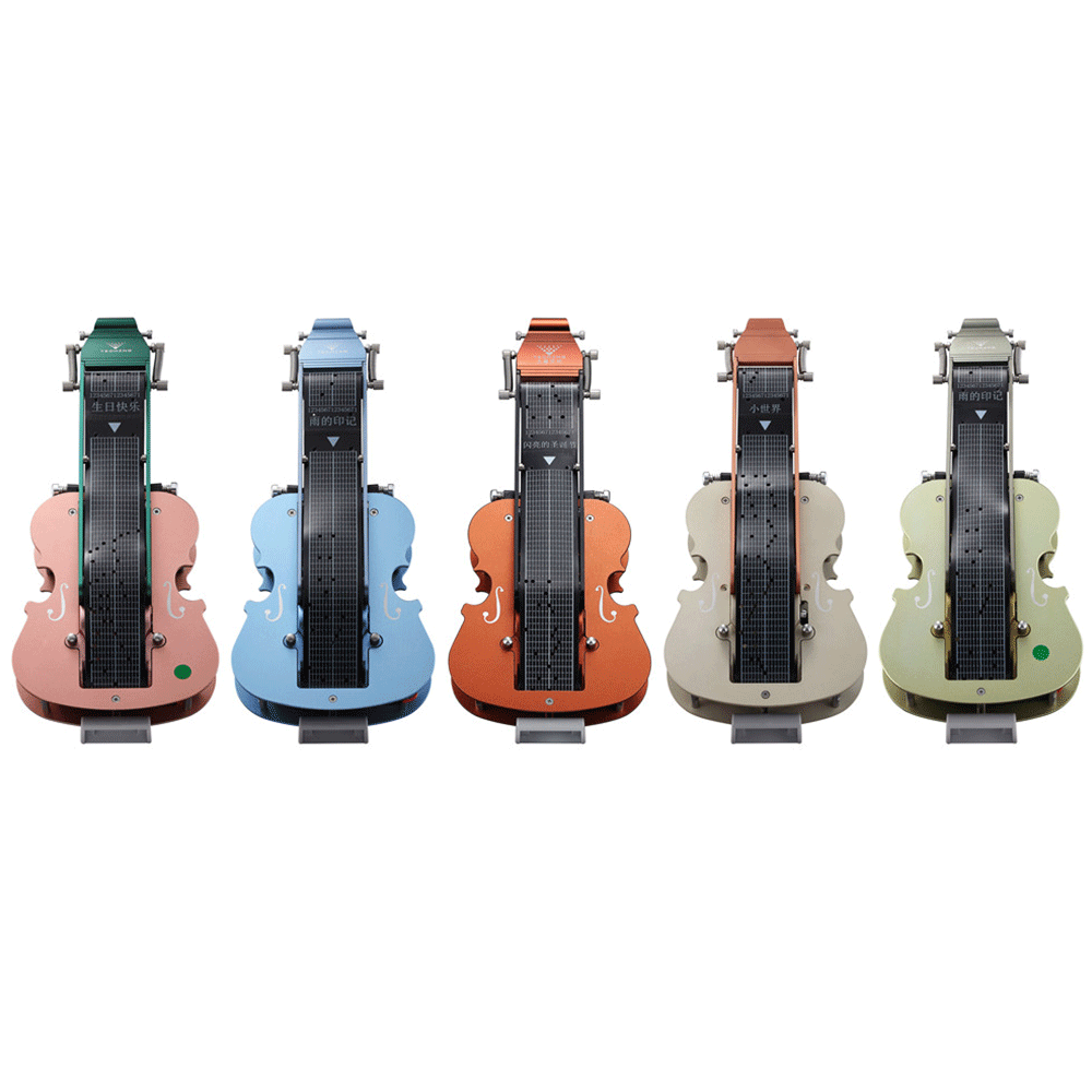 Bzfuture.com, Teching DM31 Violin Music Box DIY Alloy Stainless Steel STEM Science Toy Model Collection Teching DM31 Violin Music Box DIY Alloy Stainless Steel STEM Science Toy Model Collection