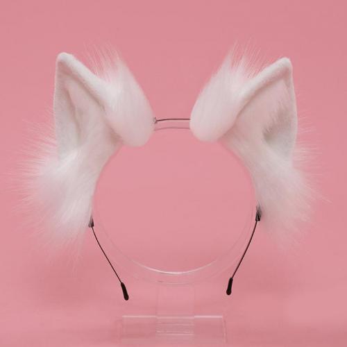 Hand Made Animal Ear Plush Hair Clips Ac081-ac088 For Cosplay