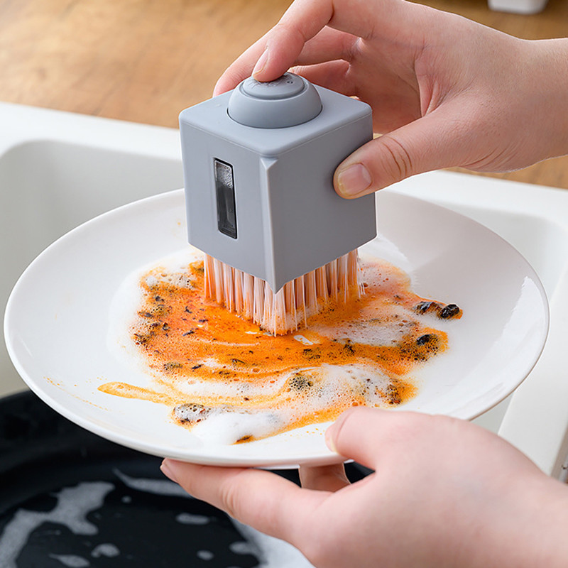 Bzfuture.com, Bzfuture Kitchen Square Non-oily Hydraulic Water Spray Pot Brush Bzfuture Kitchen Square Non-oily Hydraulic Water Spray Pot Brush