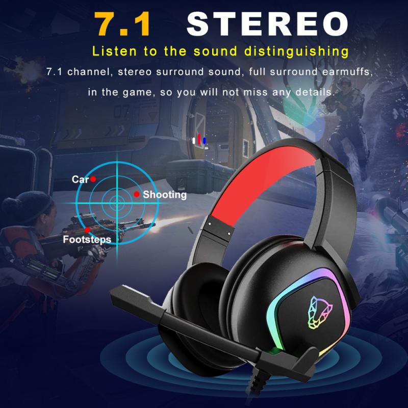 Motospeed G750 Newest 7.1 Channel Virtual Surround Sound Gaming Headset
