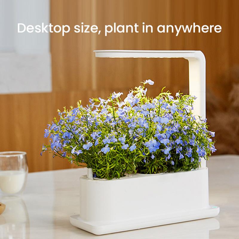 LifeSmart 2021 Newest Farm Smart Hydroponic Micro Garden Organic Vegetable Flower Pot with Led Grow Light