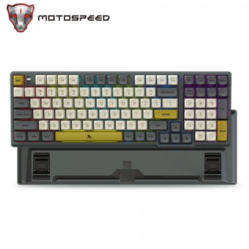 Official Motospeed Darmoshark K7 Wired Gaming Mechanical Keyboard 98 Keys Hot Swap RGB Backlight Macro Definition Keypad Gateron Switch