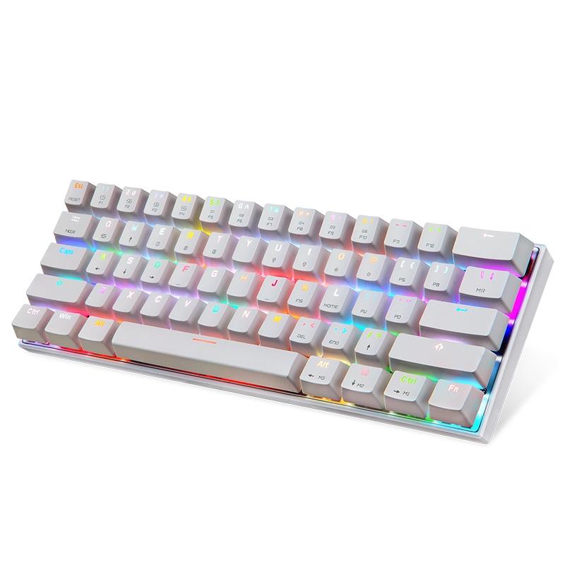 MOTOSPEED CK62 Bluetooth Wired Mechanical Keyboard with RGB Backlight