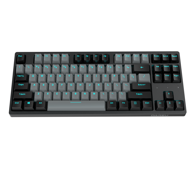 Dareu A87 Theme Series Cherry MX Axis Wired Mechanical Gaming Keyboard Wired 87 Macro recording Keys N-Key RollOver Keypads with PBT Keycaps