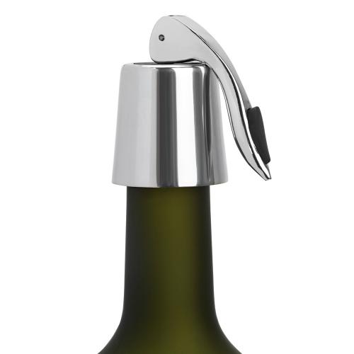 Official Stainless Steel Reusable Wine Bottle Stopper