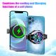 Bzfuture mobile Phone Radiator Semiconductor Digital Display Wireless Charging Water Cooling Eat Chicken Live Vibration Mute Back Clip Cooling Artifact
