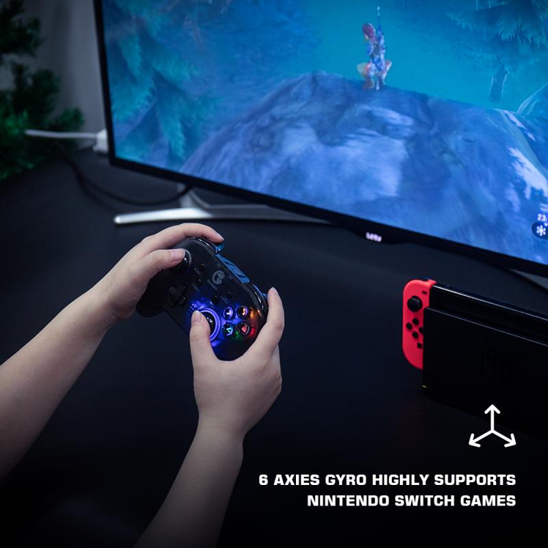 GameSir T4 Pro Bluetooth Game Controller 2.4G Wireless Gamepad applies to Nintendo Switch Apple Arcade MFi Games Android Phone