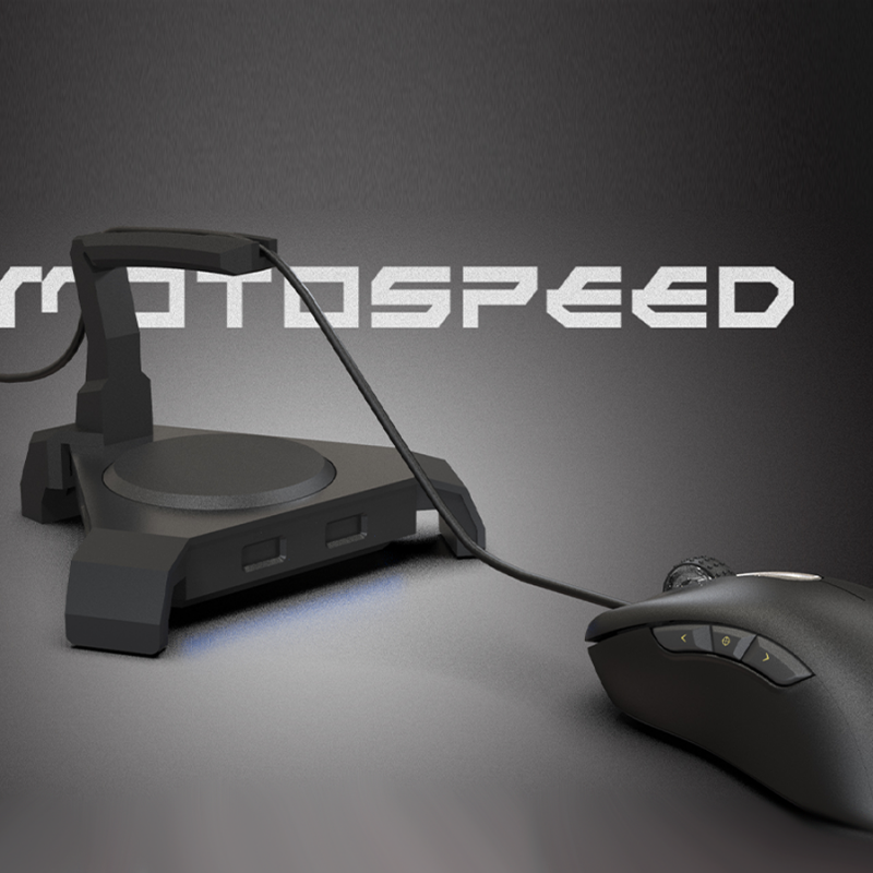 MOTOSPEED Q20 Gaming Mouse Bungee With 4 USB 2.0 Interfaces