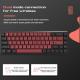 Motospeed Darmoshark K5 Gaming Mechanical Keyboard Hot Swap Dual-Mode Wireless 2.4G 68key Wired Keyboard Gateron Switch BPT Keycap