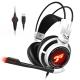 Somic G941 Gaming Headset 7.1 Sound Vibration Headset USB Plug With Microphone Stereo Bass Noise Cancelling Headphones LED Light
