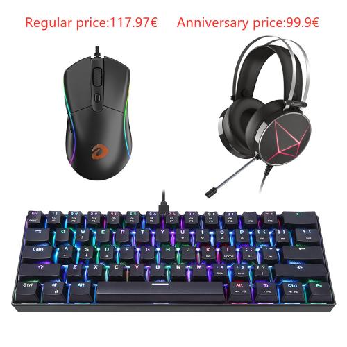 Motospeed CK61+Dareu A960+Dareu EH722X Combo