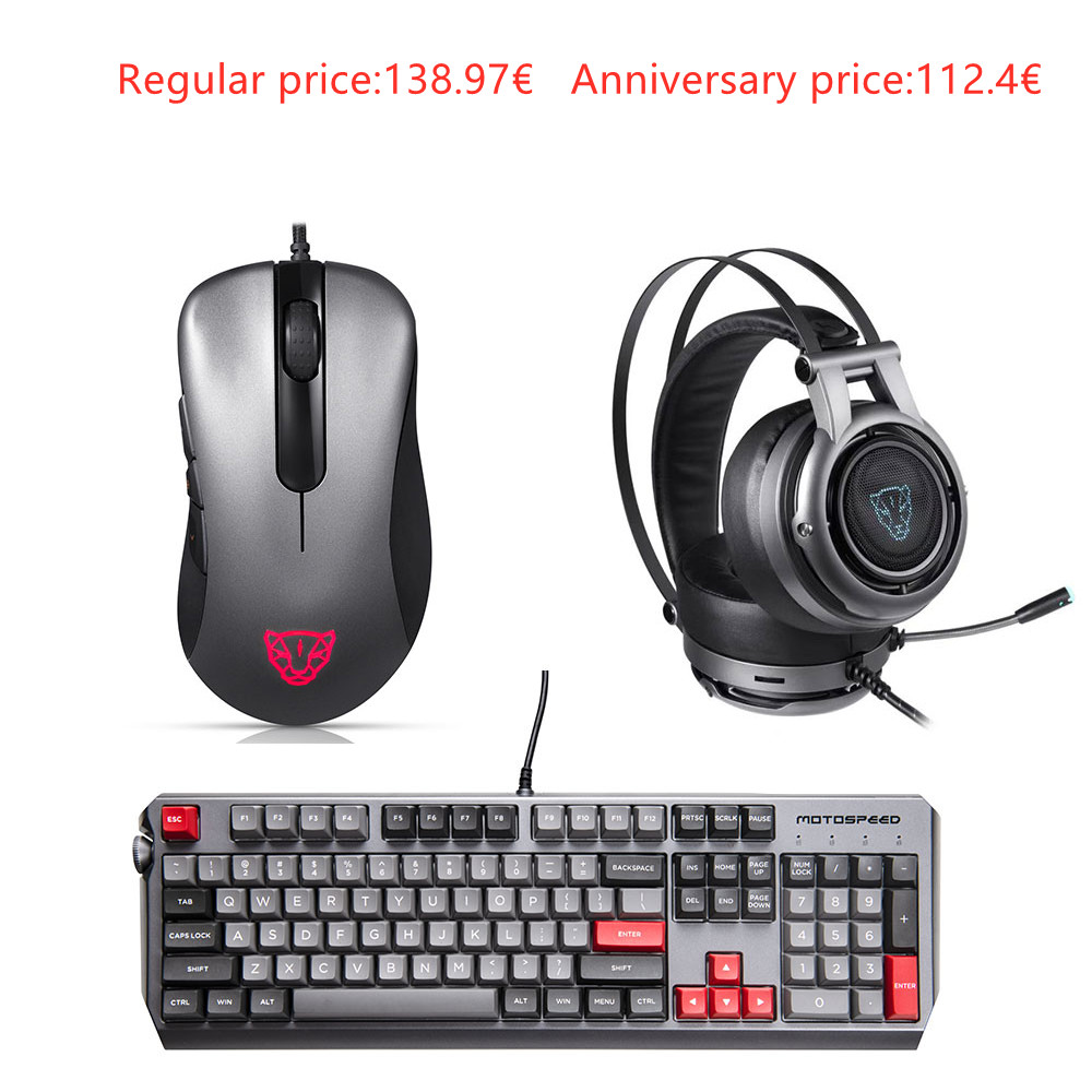 Bzfuture.com, Motospeed Esports 3-piece pack Mice Headset Keyboard(V100 H18 CK80) Motospeed Esports 3-piece pack Mice Headset Keyboard(V100 H18 CK80)