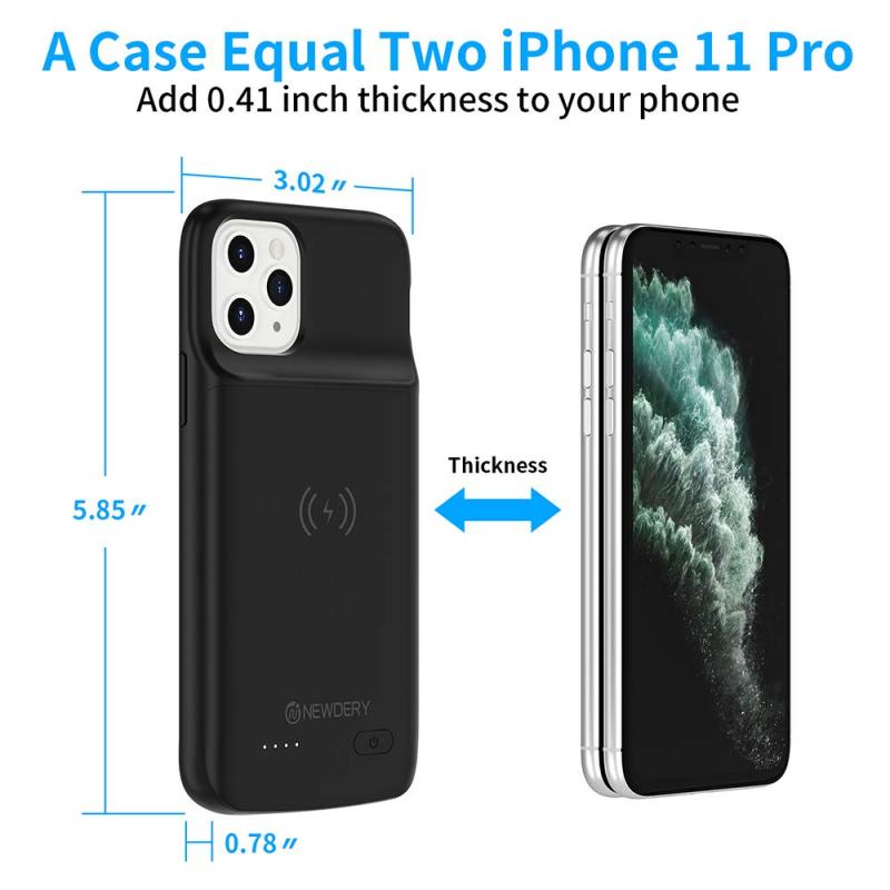 NEWDERY Wireless Charging Battery Case iPhone 11 Pro Bzfuture