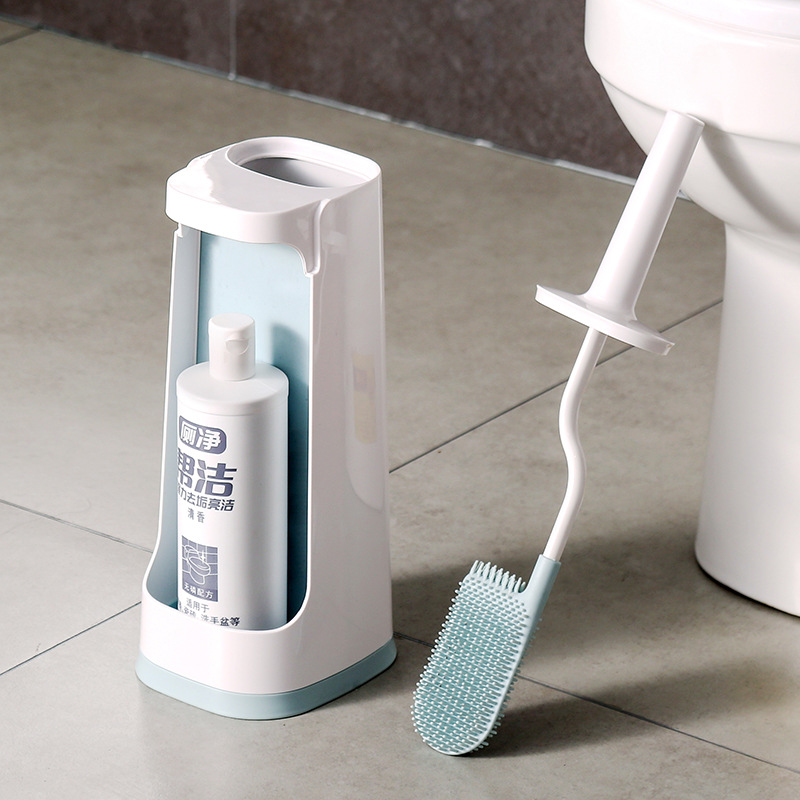 Bzfuture.com, Long Handle Double Sided Toilet Cleaning Brush Deep Cleaner Tool Set Long Handle Double Sided Toilet Cleaning Brush Deep Cleaner Tool Set