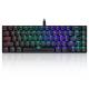 Motospeed CK67 65% Wired Mechanical Keyboard with Red Switch/LED Backlit/Type-C,67 Keys Compact Keyboard Compatible with Mac Windows