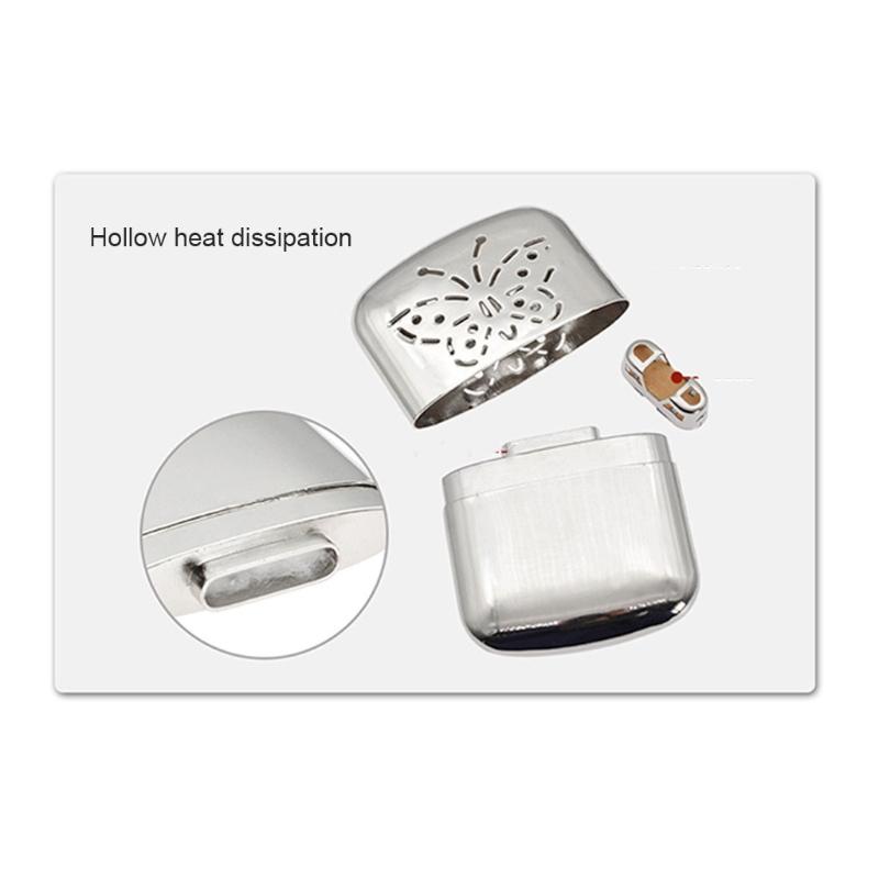 Liquid Fuel Mini Hand Warmer Reusable Furnace Metal Alloy Pocket Heater Burner