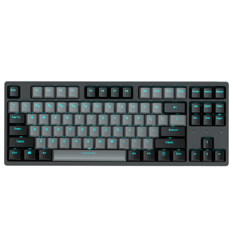 Official Dareu A87 B&G Cherry MX Axis Wired Mechanical Gaming Keyboard 87 Macro recording Keys N-Key Rollover Keypads with PBT Keycaps