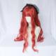 Lolita Long Red Center Parting Wavy Wig Wm1107