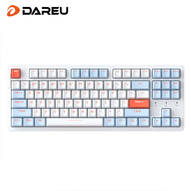 Official Dareu A87 Pro Wired Fullkey Hotswap Gasket Structure RGB Mechanical Gaming Keyboard with Sky V3 Switch