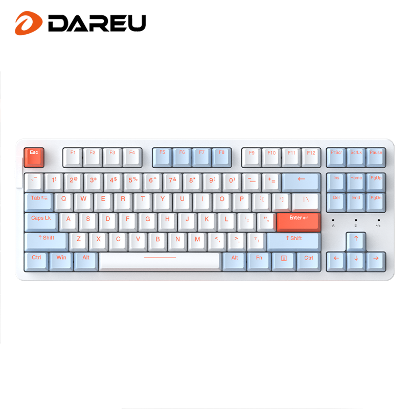 Dareu A87 Pro Wired Fullkey Hotswap Gasket Structure RGB Mechanical Gaming Keyboard with Sky V3 Switch