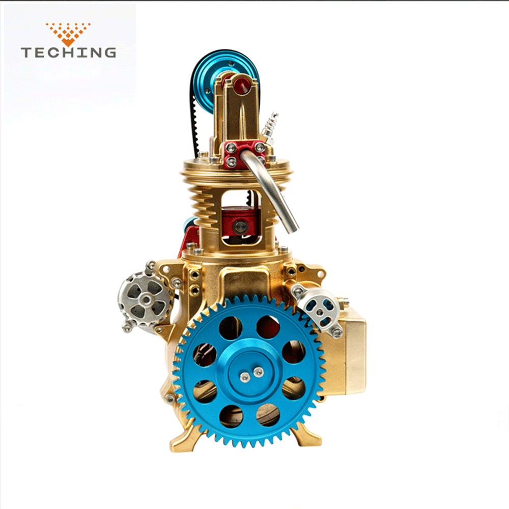 Bzfuture.com, Teching DM17 Single Cylinder Engine Model Full Aluminum Alloy Collection Teching DM17 Single Cylinder Engine Model Full Aluminum Alloy Collection