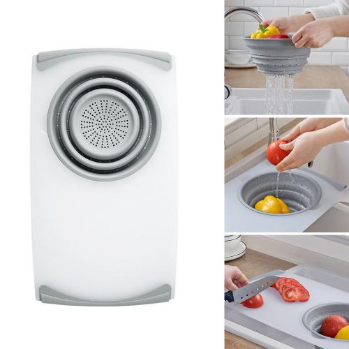BZfuture Retractable Sink Square Cutting Board