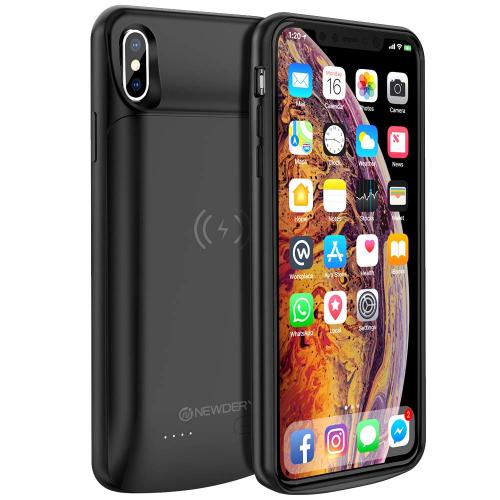NEWDERY Wireless Charging Battery Case for iPhone XS Max